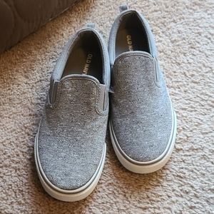 Gray Boys Loafers